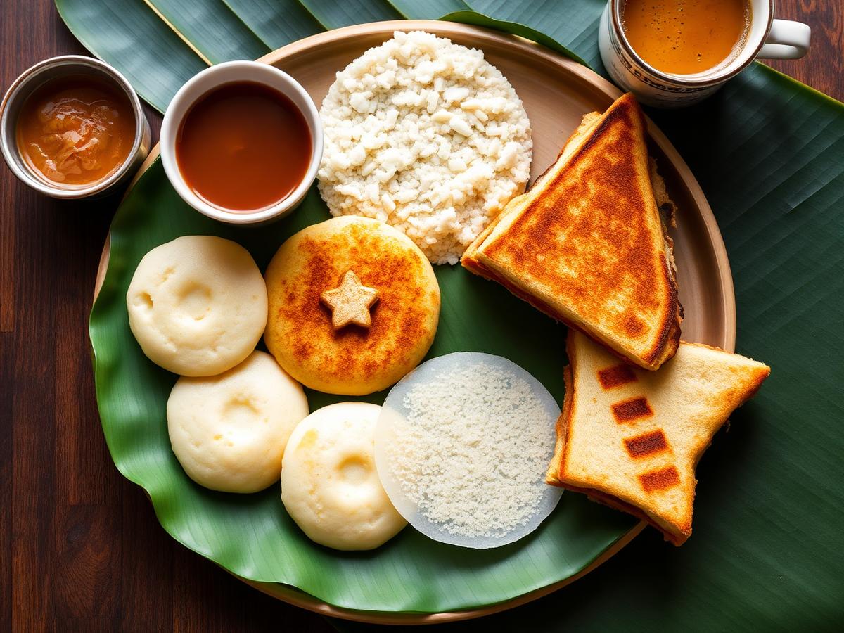 Breakfast spread